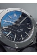 Custom Seiko Mod • Black Waffle AP Automatic Watch • 37mm